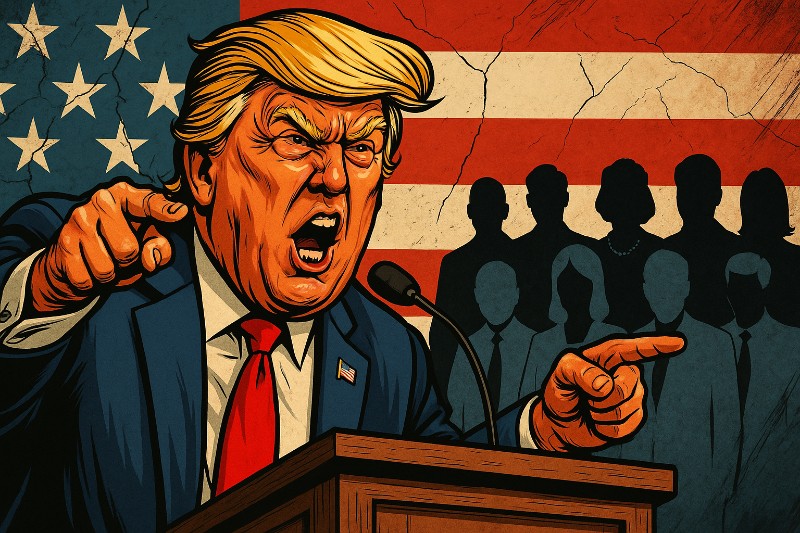 Grafik: Wenn ein Präsident twittert, als würde er Casting-Show spielen