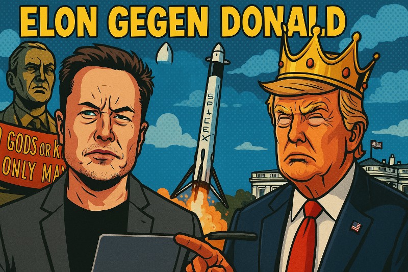 Grafik: Elon gegen Donald