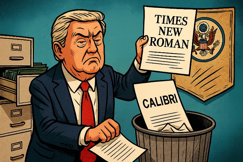 Grafik: Die Rückkehr der königlichen Schrift