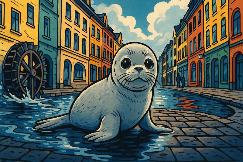 Grafik: Flensburg – wo selbst Robben sagen: „Warum nicht?“