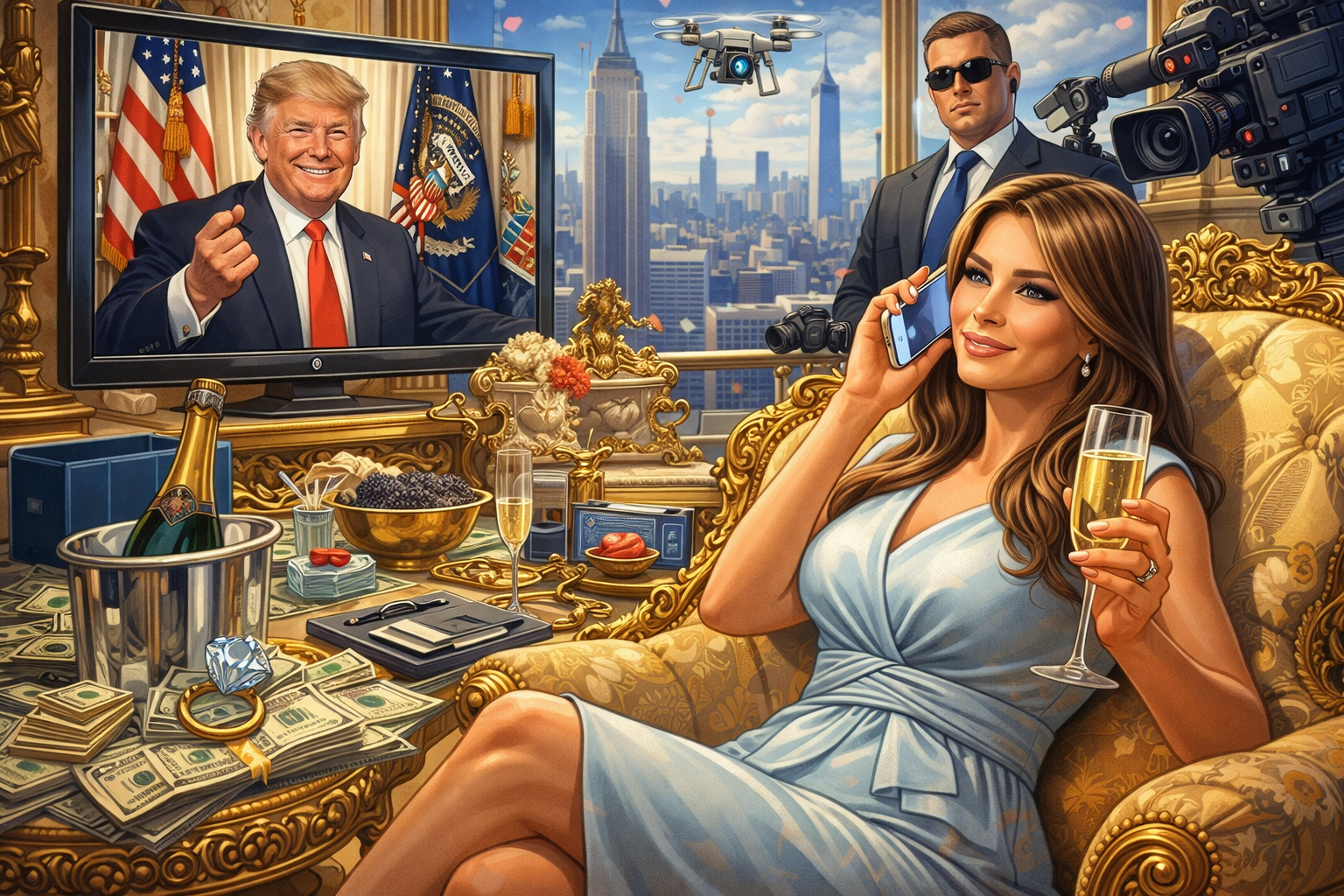 Grafik: Ein Film. Über Melania.