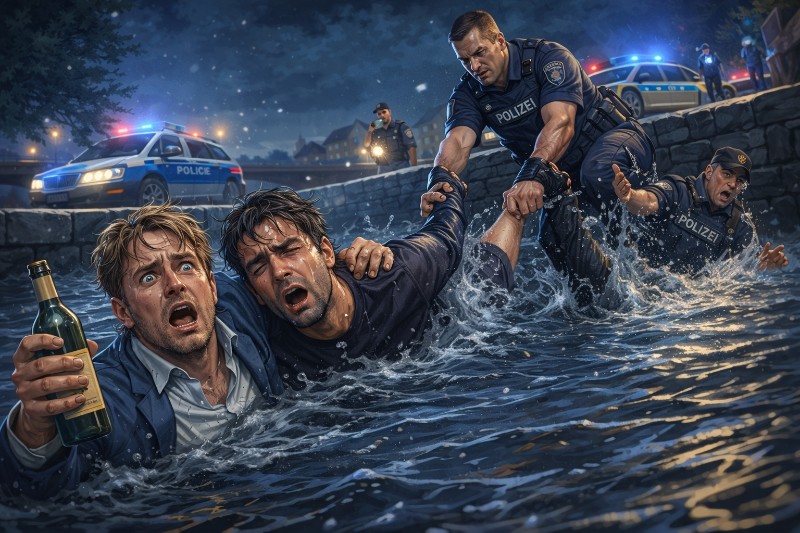 Grafik: Wie zwei Helden der Nacht beinahe die Donau eroberten