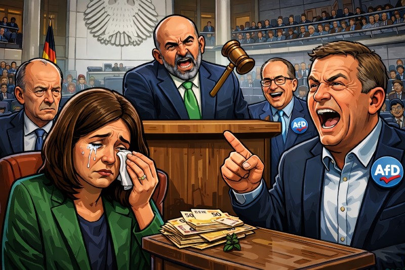 Grafik: „Dann heul doch!“