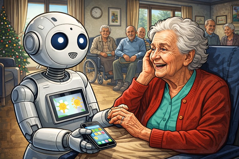 Grafik: Weihnachten ohne Besuch – aber mit Firmware