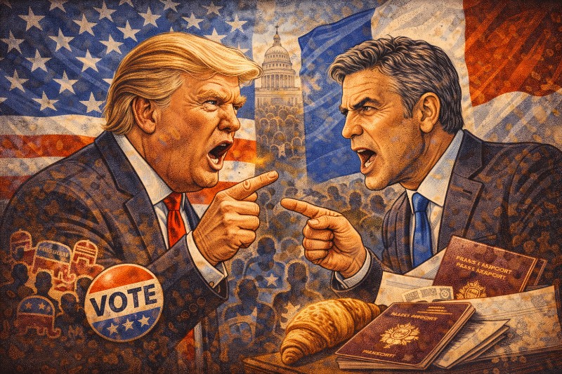 Grafik: Wie Donald Trump George Clooney ausbürgerte