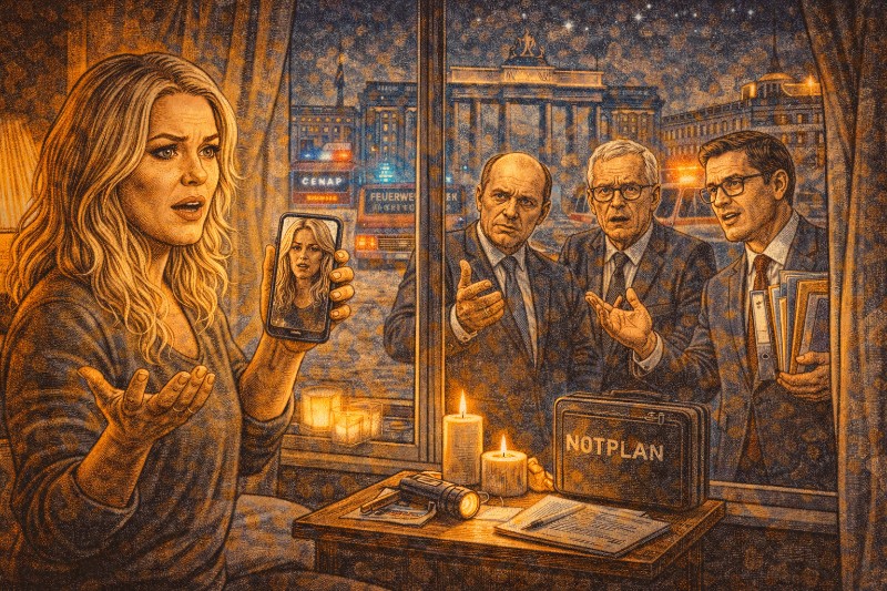 Grafik: Stromausfall legt die Hauptstadt lahm