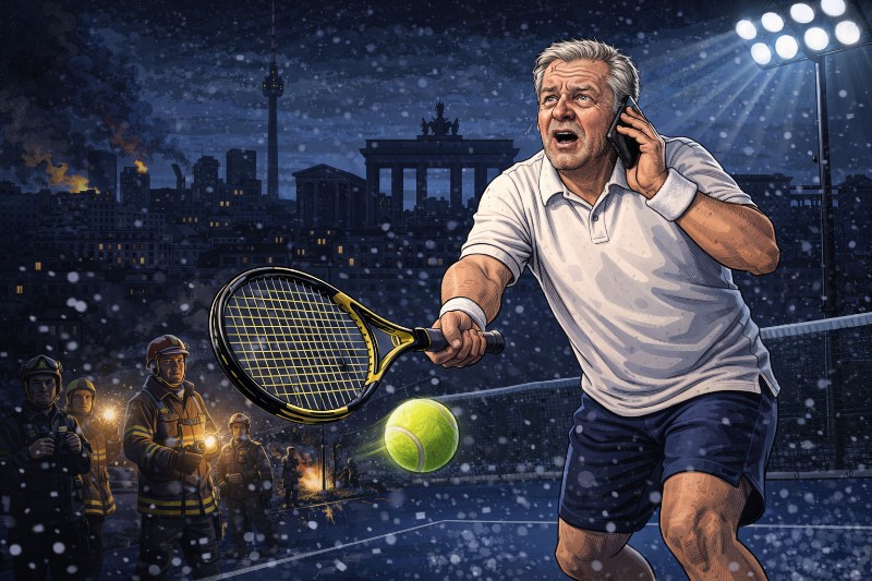 Grafik: Matchball im Blackout