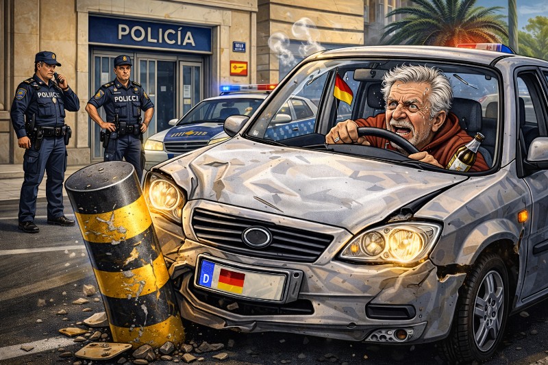 Grafik: Der Poller von Manacor