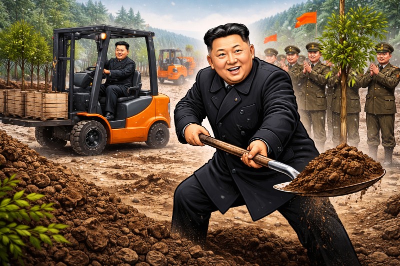 Grafik: Die große Schaufel der Macht