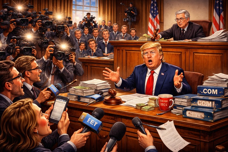 Grafik: Das Gericht betritt die Bühne – und stolpert direkt ins Rampenlicht