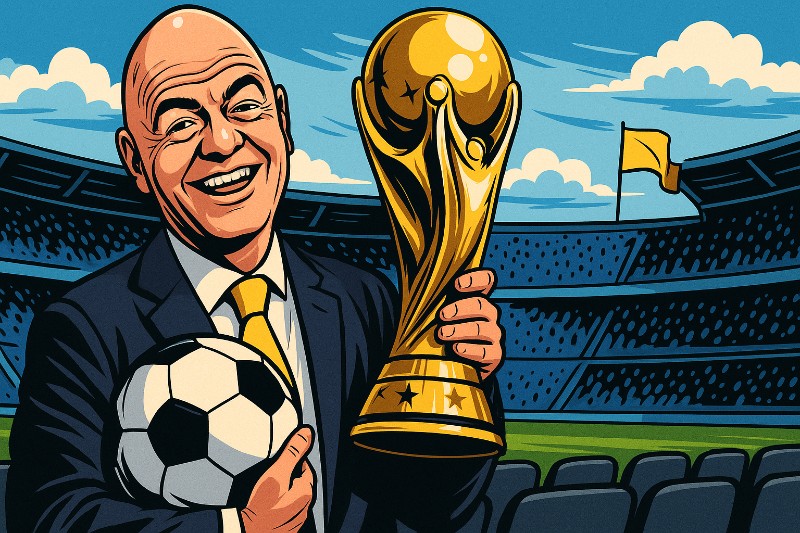 Grafik: Glanz-Gianni oder „der Roger Federer der Fußball-Megalomanie“