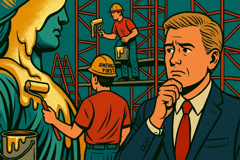 Grafik: Amerikas Gesicht unter Trump