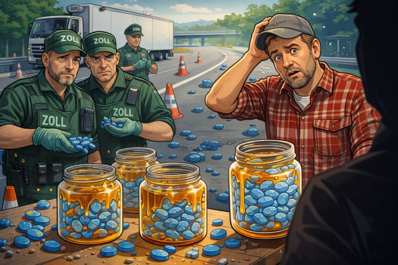 Grafik: Ein sehr selbstbewussten Honig