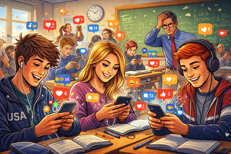 Grafik: Warum das Handy wichtiger ist als der Unterricht