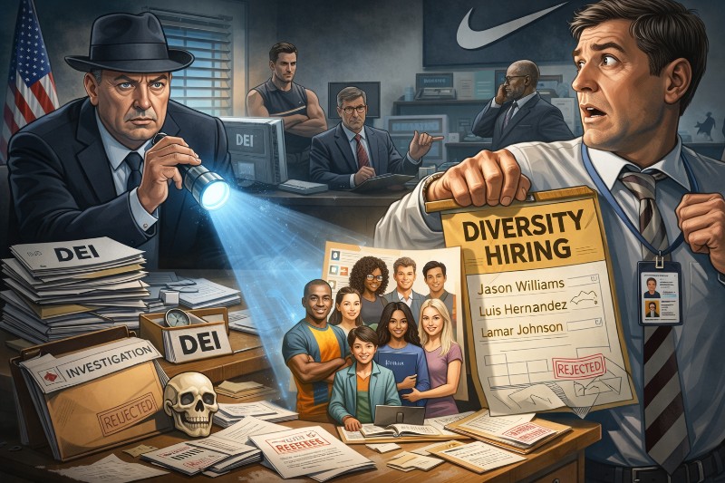 Grafik: Der Verdacht, dass Gleichstellung zu viel Gleichstellung sein könnte.