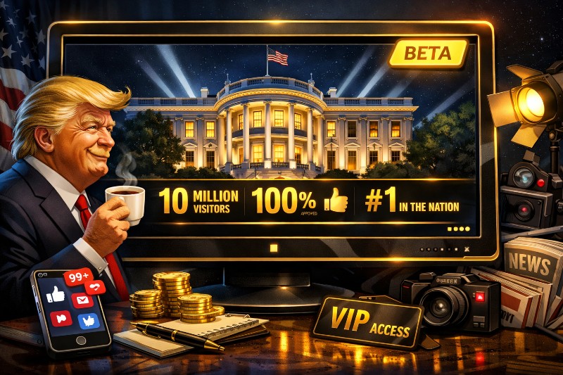 Grafik: Demokratie jetzt im Dark Mode