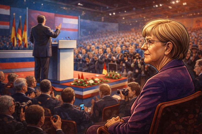 Grafik: Wenn die Vergangenheit höflich in der ersten Reihe Platz nimmt