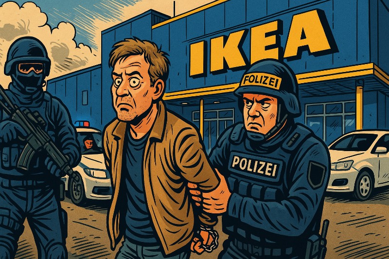 Grafik: IKEA, Köttbullar und der Rache-Express