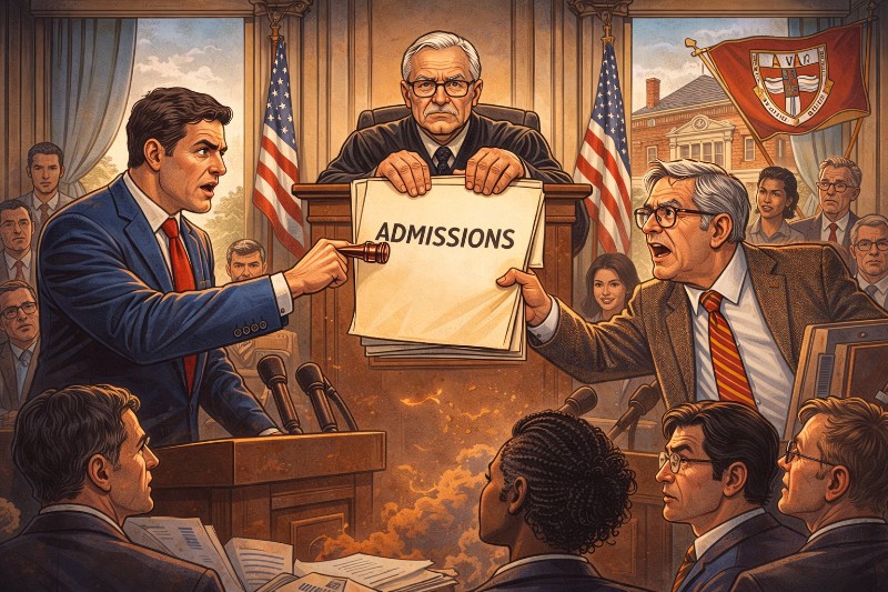 Grafik: Ein Drama in Weiß