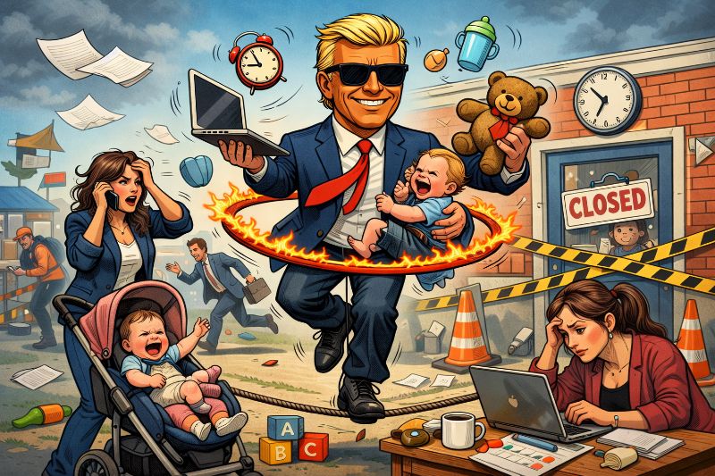 Grafik: Das große Teilzeit-Märchen