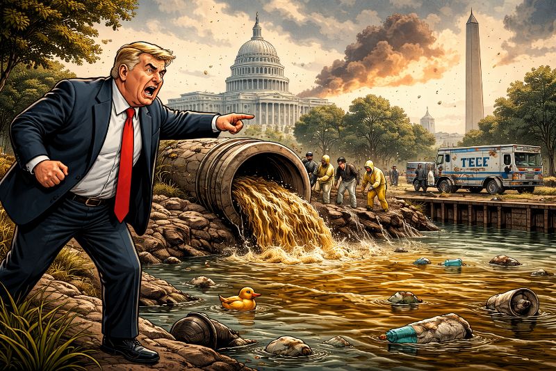 Grafik: Wenn der Potomac plötzlich Parfum braucht