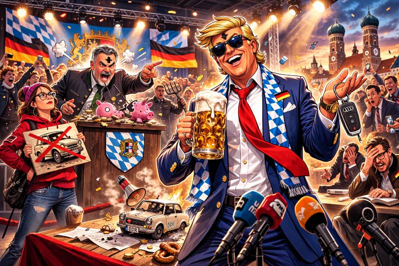 Grafik: Limosinen, die zu ideologischen Krisen werden