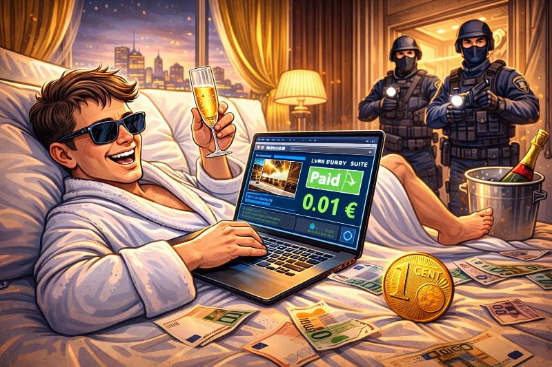 Grafik: Fünf-Sterne-Hotel mit Rabattcode „GENIAL“