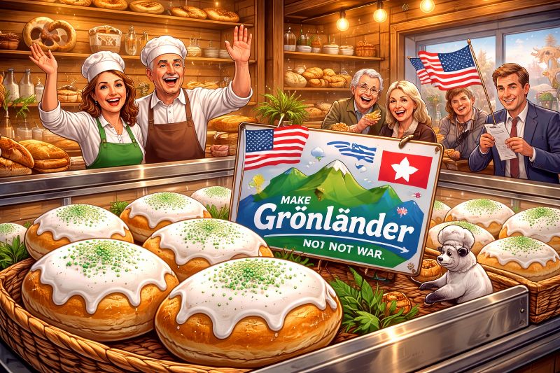 Grafik: Ein Gebäck macht Weltpolitik