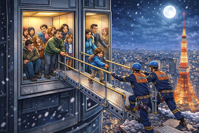 Grafik: Stillstand und Rettungsbrücken