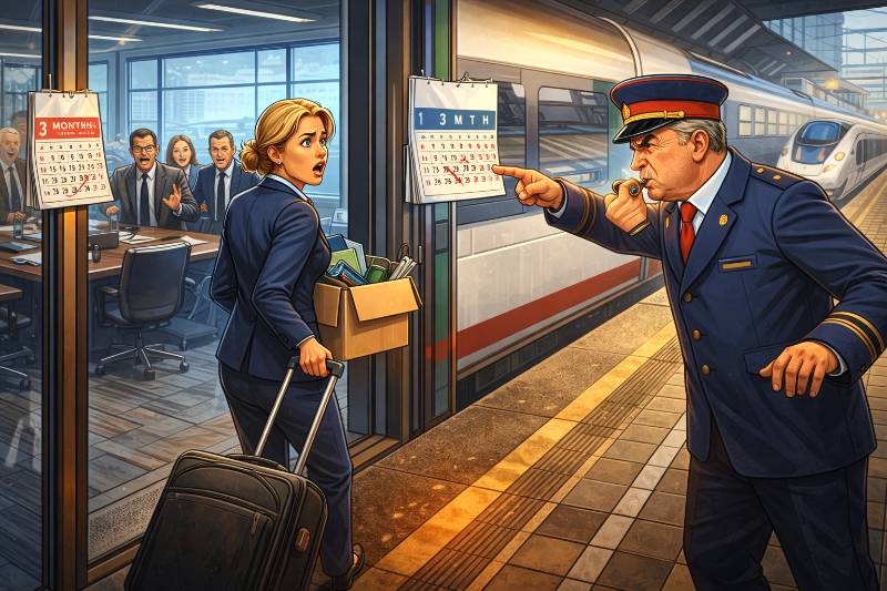 Grafik: Drei Monate im Vorstand, bitte aussteigen!