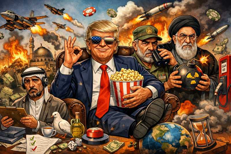 Grafik: Fertig. Ende. Abspann. Popcorn.