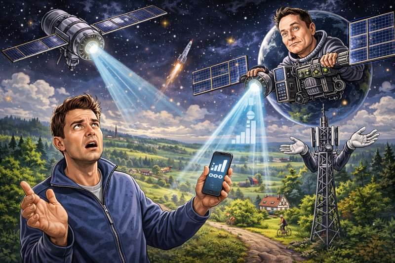 Grafik: Jetzt funkt sogar der Himmel