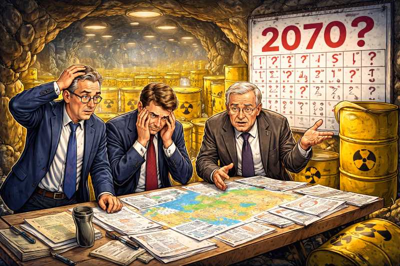 Grafik: Das Endlager, das vielleicht irgendwann kommt