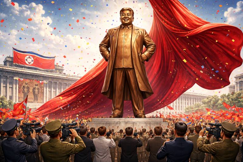 Grafik: Wenn Führer sich selbst in Stein verewigen