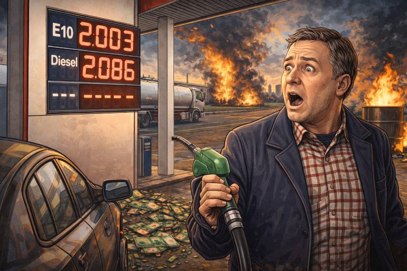 Grafik: Wenn der Tank schneller leer wird als die Geduld