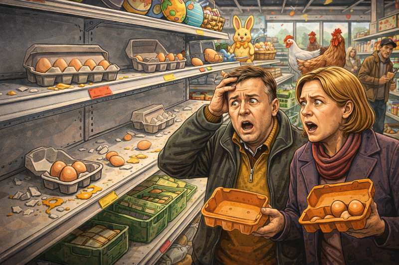 Grafik: Die nationale Eierfrage