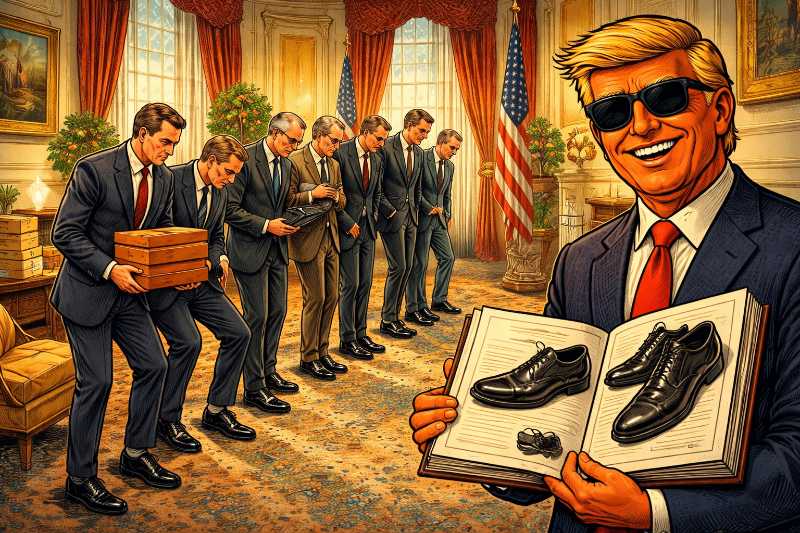 Grafik: Die große Schuhordnung