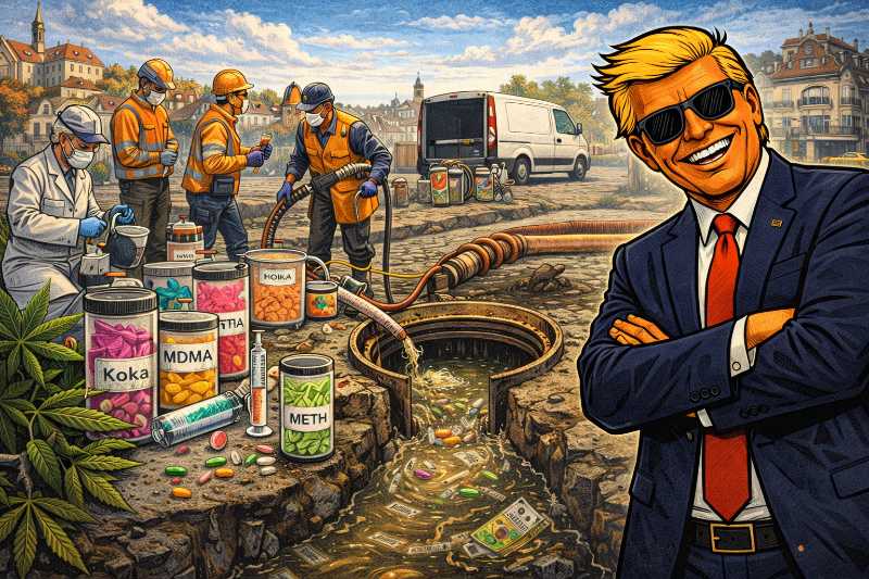 Grafik: Drogenindex - Heute schaut man einfach ins Abwasser.