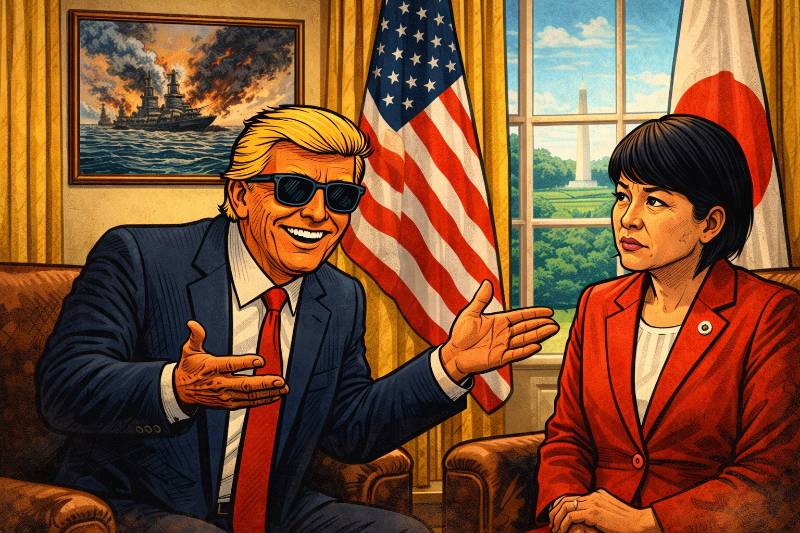 Grafik: Wenn ein Witz plötzlich Weltpolitik schreibt