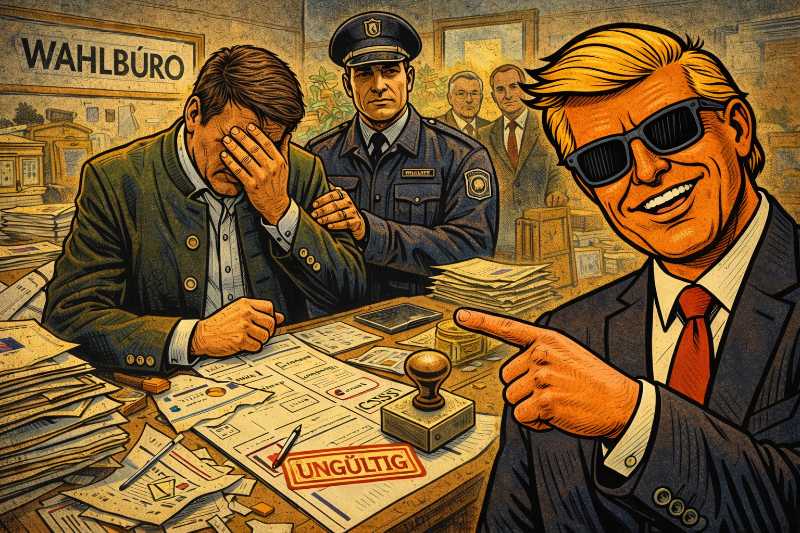 Grafik: Wahlfälschung