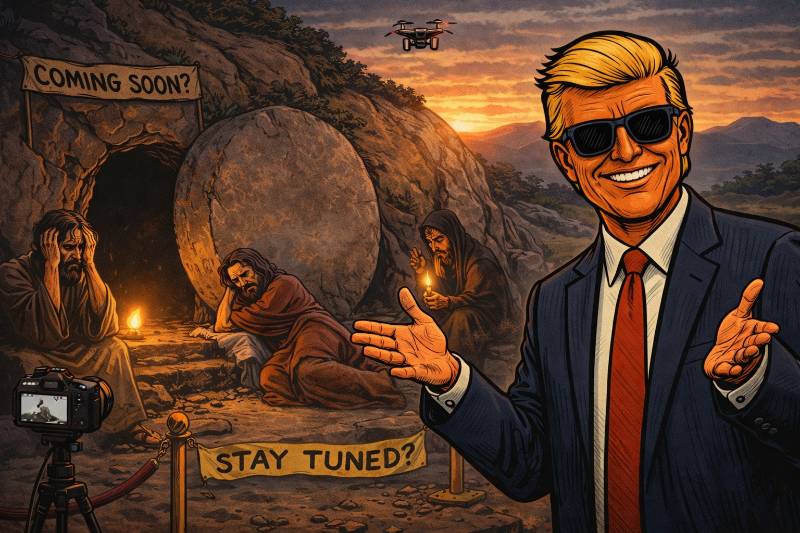 Grafik: Karsamstag – Der größte PR-Stillstand der Geschichte (und keiner weiß warum!)