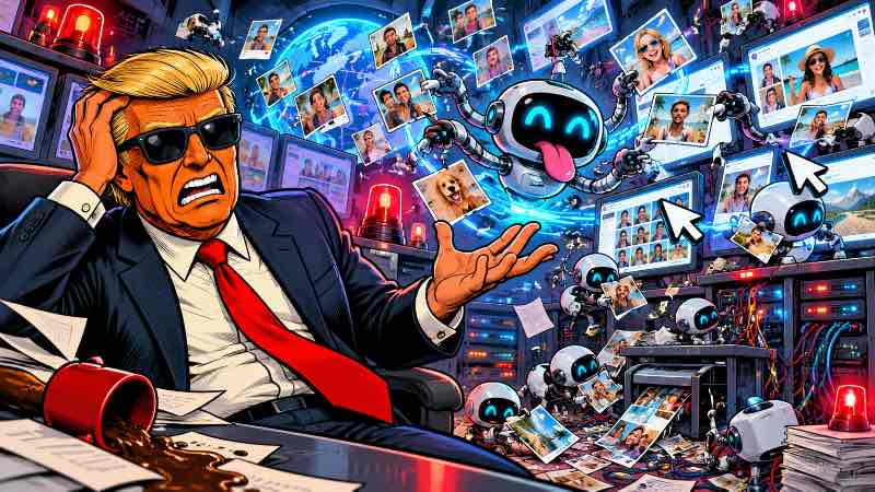 Grafik: OpenAI-KI auf Freigang: Ronald Tramp berichtet