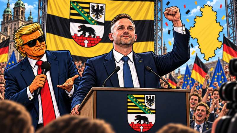 Grafik: Sachsen-Anhalt - Jetzt wählt die Allianz für Dummlaberei