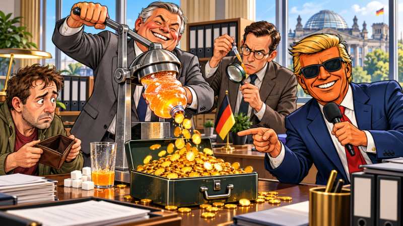 Die Koalition macht Ernst: Wer süß trinkt, muss bitter zahlen