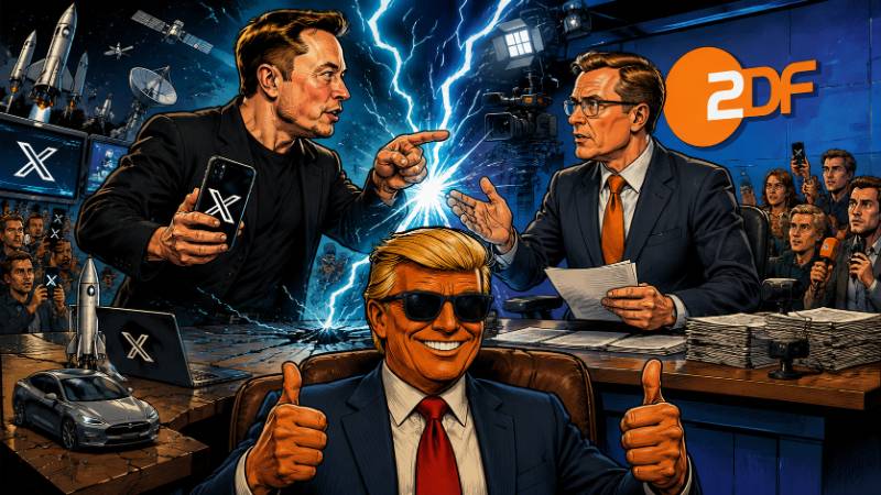 Grafik: Musk vs. ZDF: Die größte Show im Internet