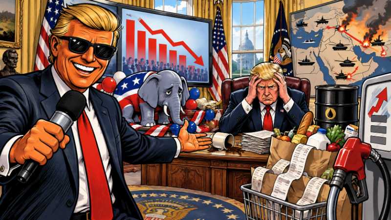 Grafik: Trump und die wunderbarsten 32 Prozent aller Zeiten