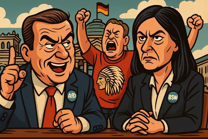 Die Braune Fusion – Wie AfD und BSW das neue „Volks-Frontkännchen“ schmieden