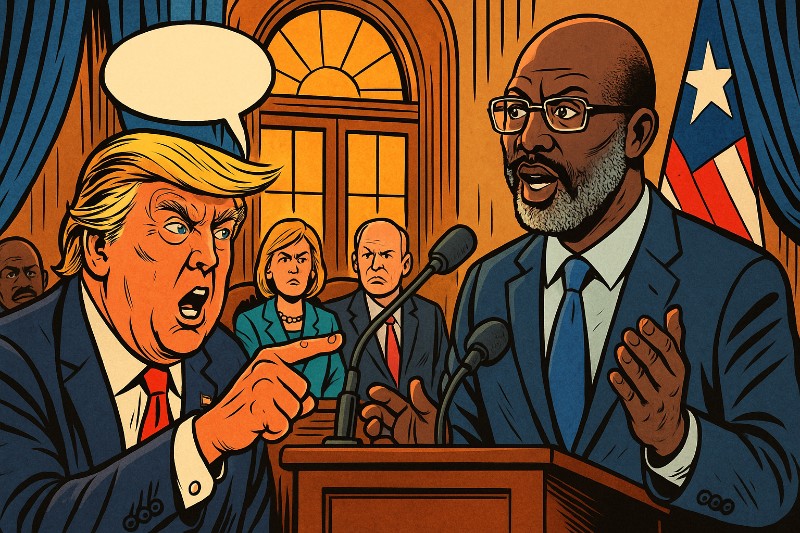 „Liberia? Nie gehört – klingt wie ein Casino!“ – Wenn Donald Trump Geografie neu erfindet