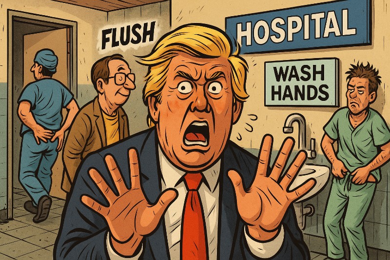 „Waschen ist was für Verlierer – Die dänische Klo-Offensive im Krankenhaus der Superlative!“