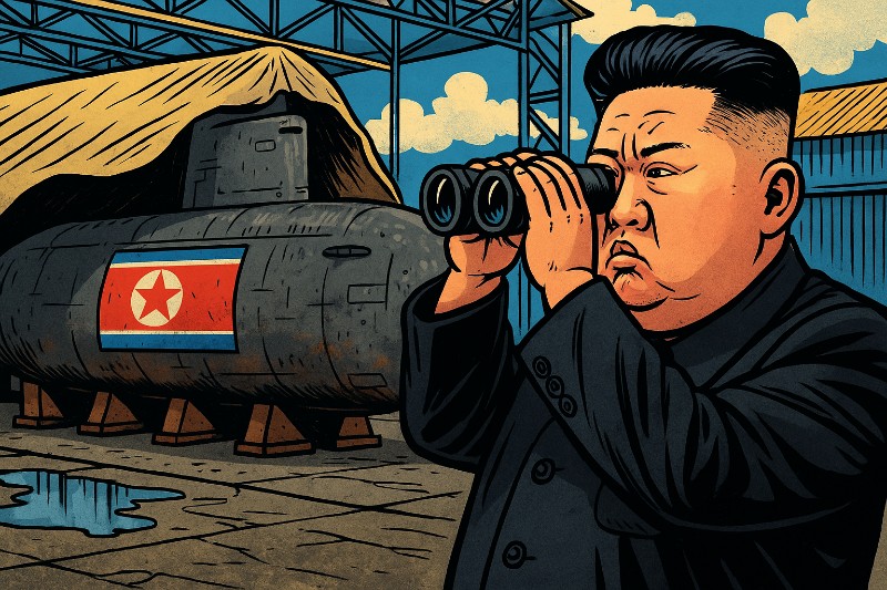 Kim Jong-un und das Phantom-U-Boot: Tauchen verboten im sozialistischen Trockendock